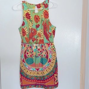 Anthropologie Farm Rio Cutout Mini Dress XS (0,2)